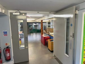 New Fire Door Installation in Wolverhampton School